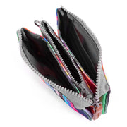 ROKA Carnaby Wallet Multi Stripe Sustainable Canvas