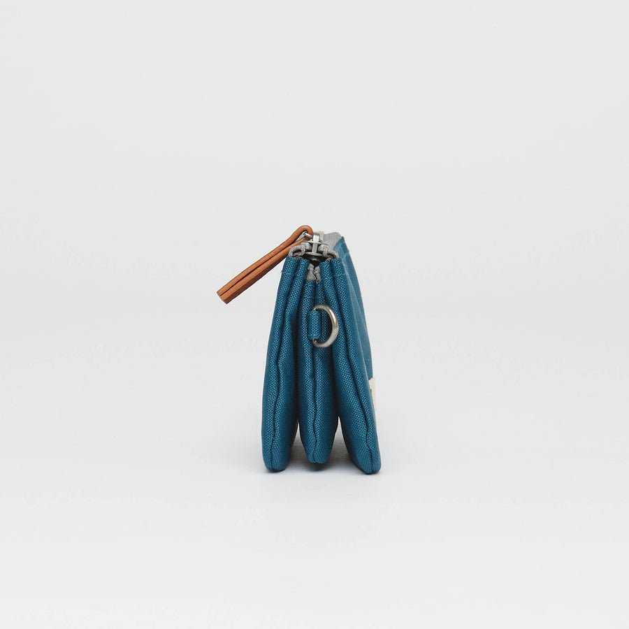 ROKA Carnaby Wallet Marine Sustainable Canvas