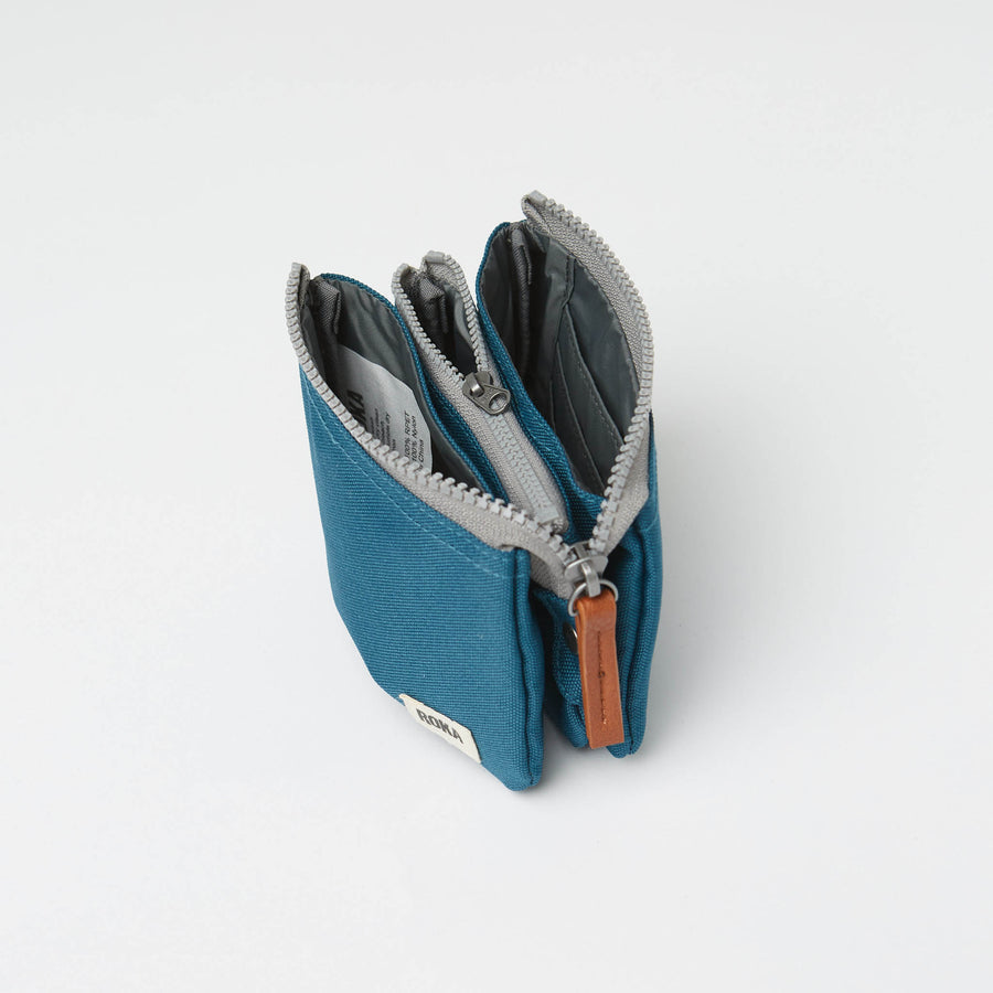 ROKA Carnaby Wallet Marine Sustainable Canvas