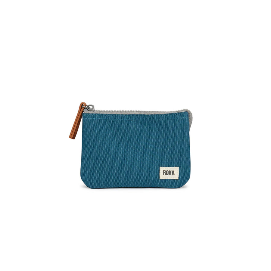 ROKA Carnaby Wallet Marine Sustainable Canvas