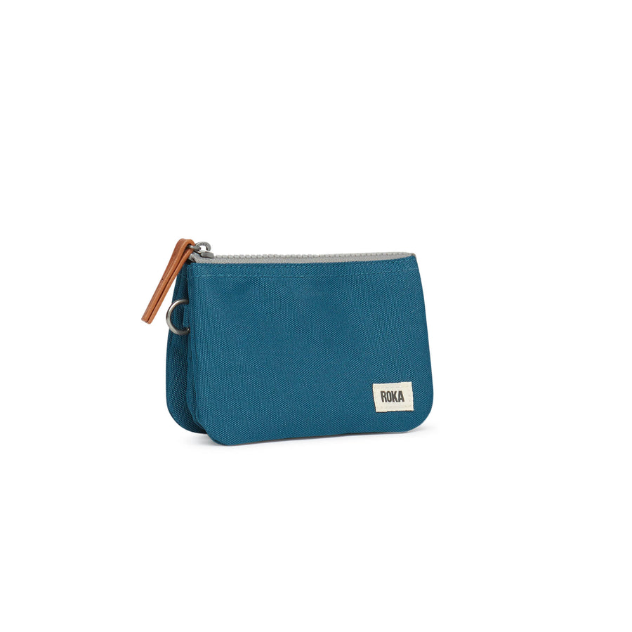 ROKA Carnaby Wallet Marine Sustainable Canvas