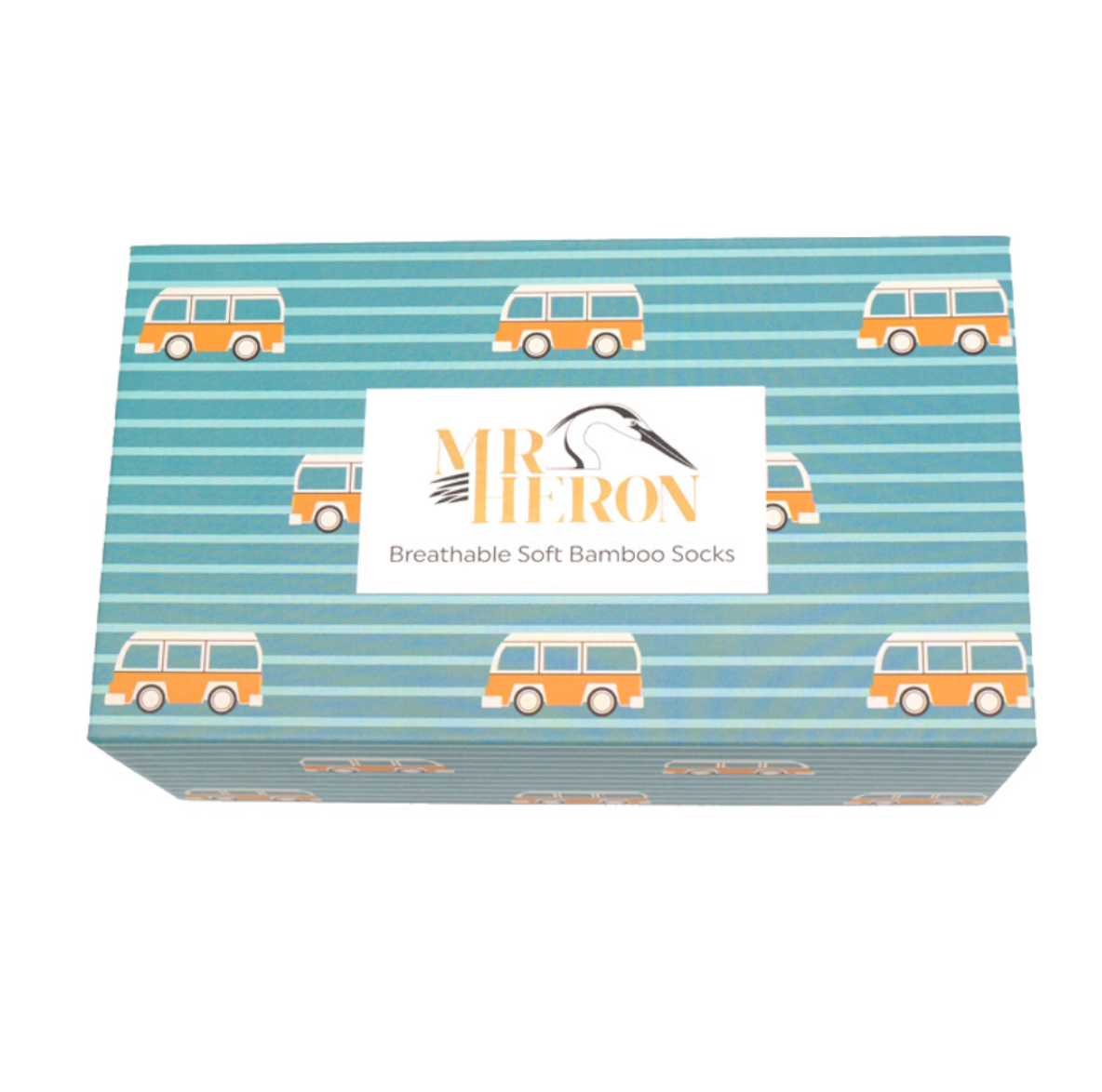 Men's Camper Van Stripes Socks Gift Box