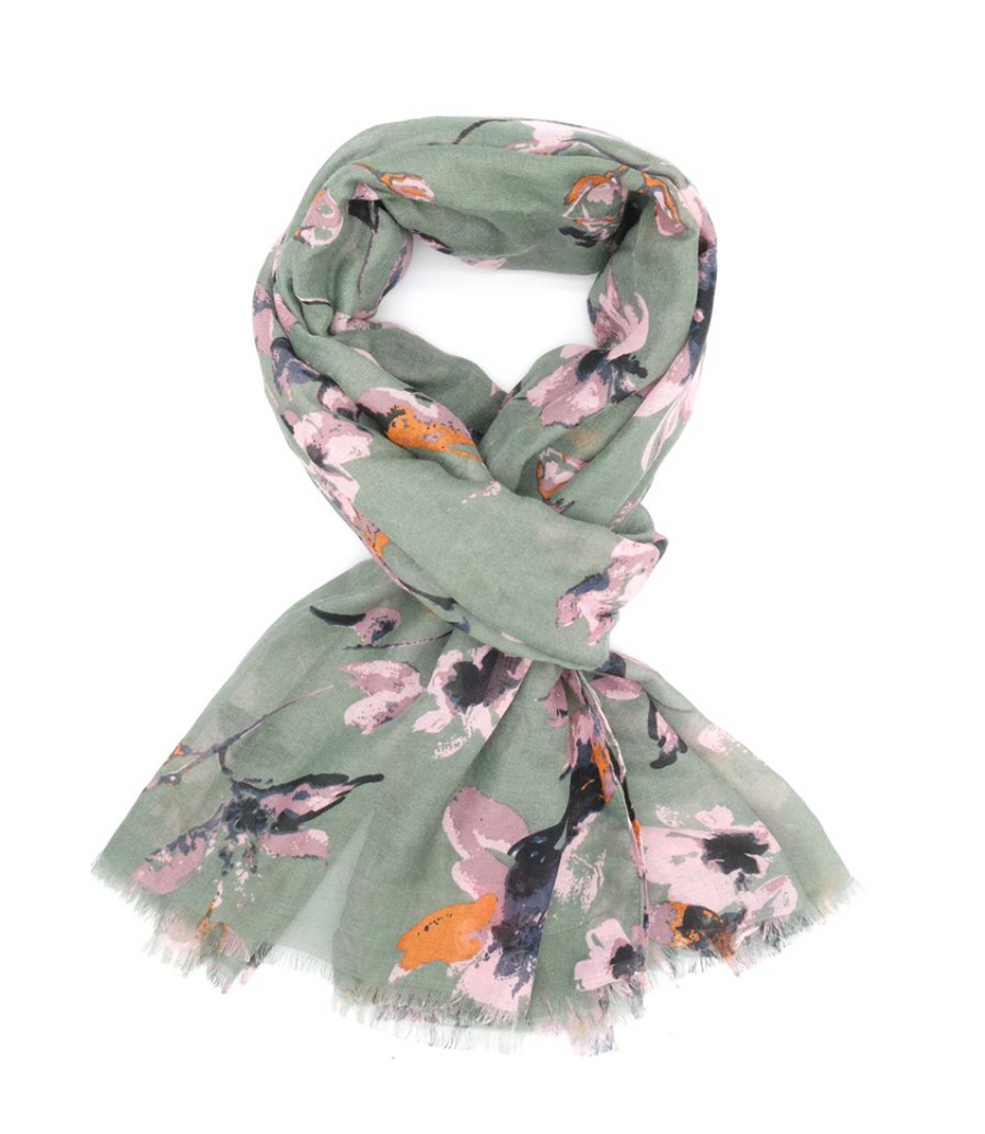 22013 Spring Flowers Scarf
